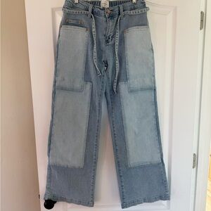 Bohme Alice Patchwork Wide Leg Jeans